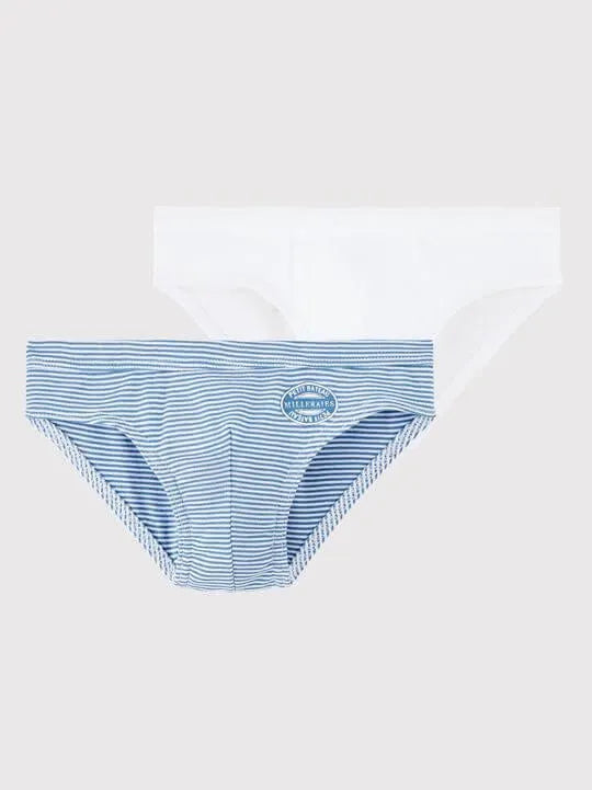 CONFEZIONE DA 2 SLIP IN COTONE BIOLOGICO