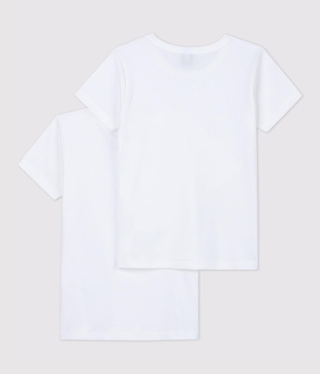 CONFEZIONE DA 2 T-SHIRT MANICA CORTA BIANCHE BAMBINO