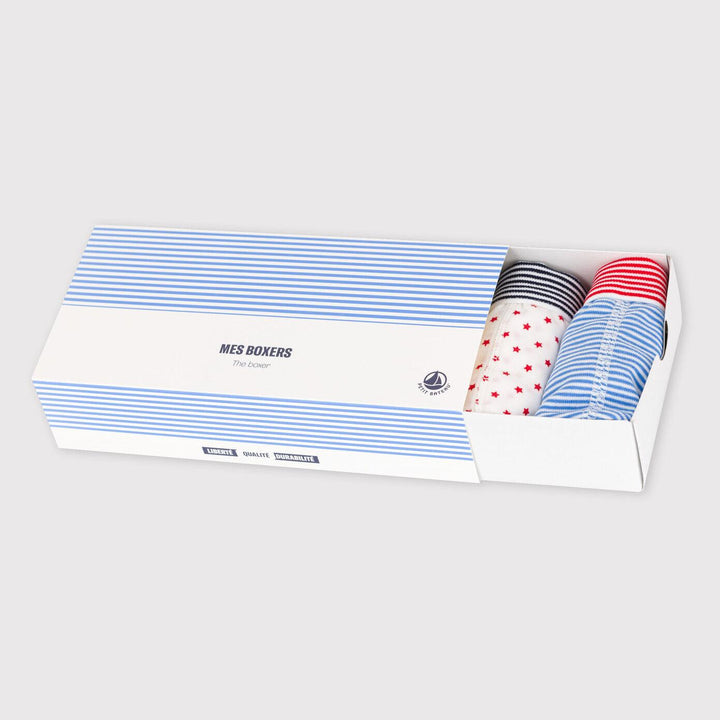 CONFEZIONE DA 5 BOXER BAMBINO IN COTONE BIOLOGICO