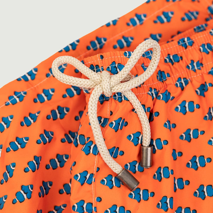 COSTUME ARANCIONE FANTASIA PESCIOLINI NEMO