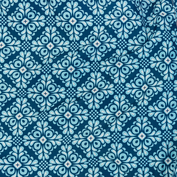 COSTUME AZZURRO IN FANTASIA MAIOLICA