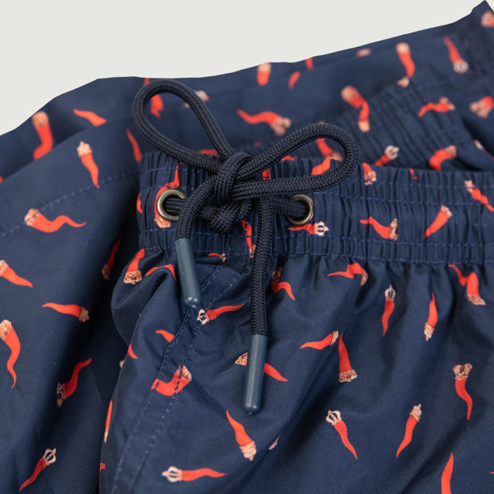 COSTUME BLU NAVY DESIGN PEPERONCINO