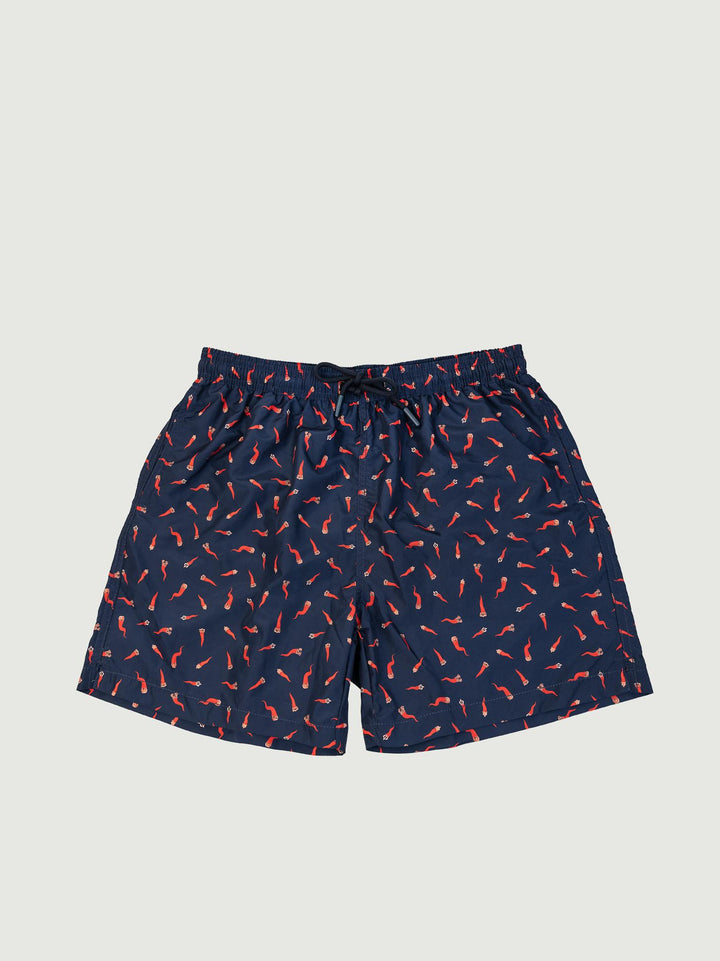 COSTUME BLU NAVY DESIGN PEPERONCINO