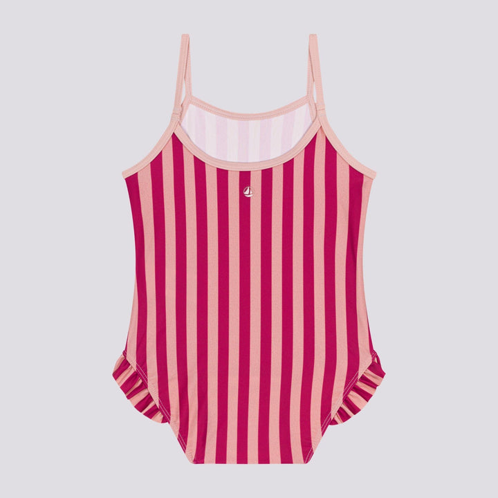 COSTUME DA BAGNO A RIGHE ROSA BEBÈ