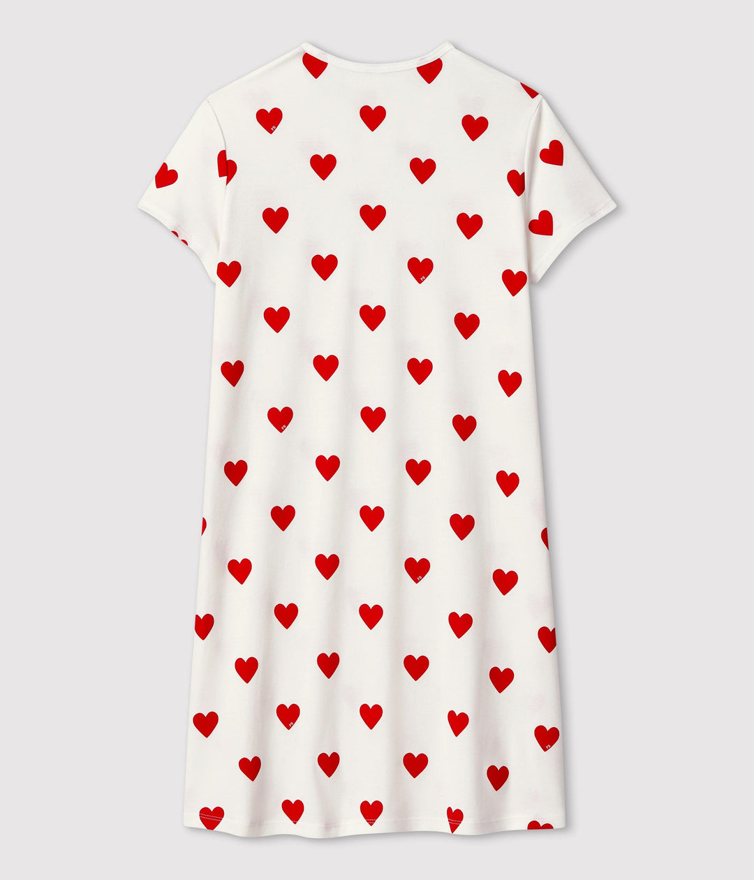 Camicia da notte in cotone motivo cuore