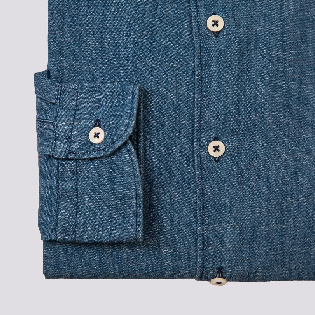 Camicia in cotone Chambray