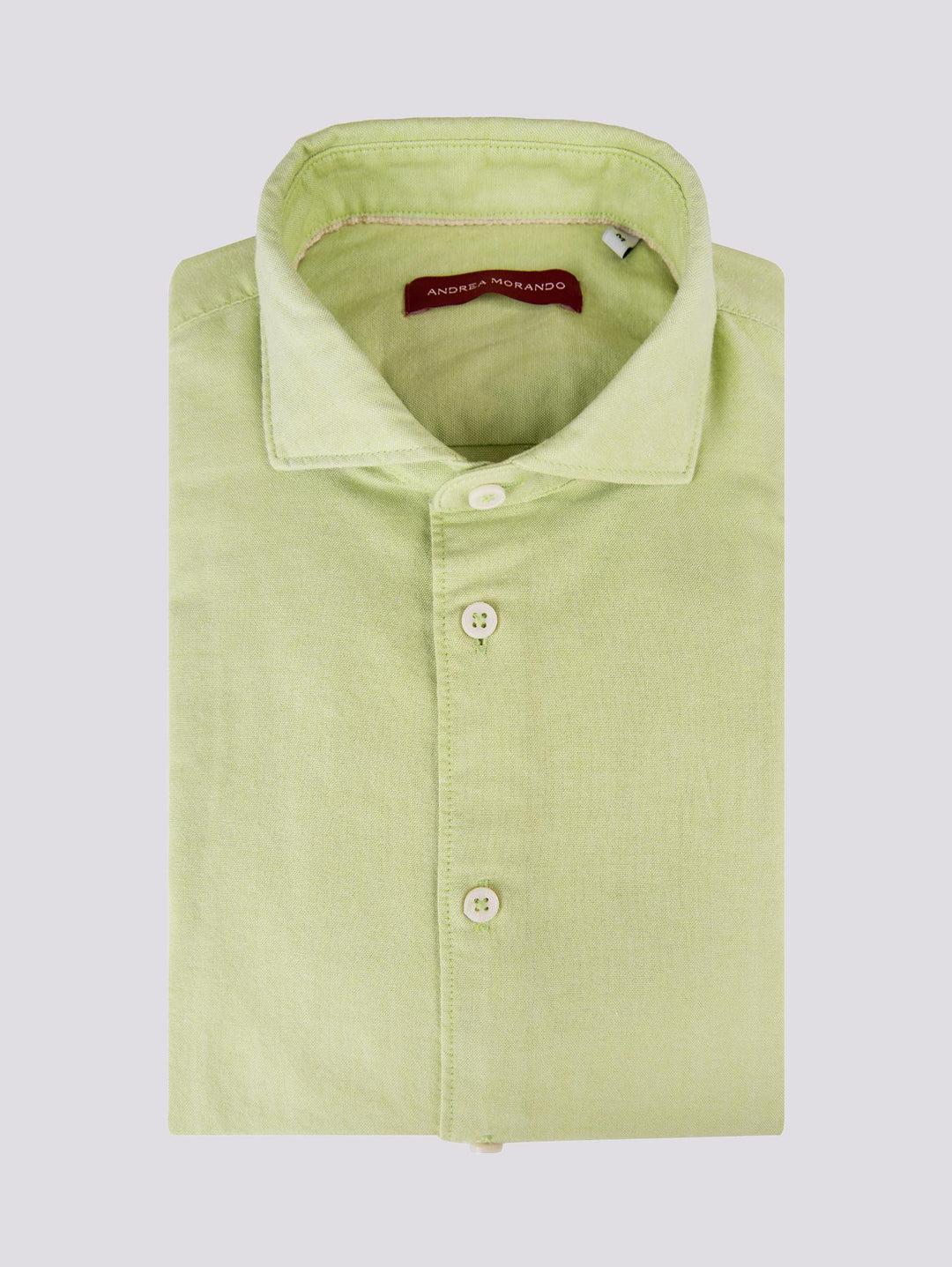 Camicia in cotone Oxford verde pistacchio