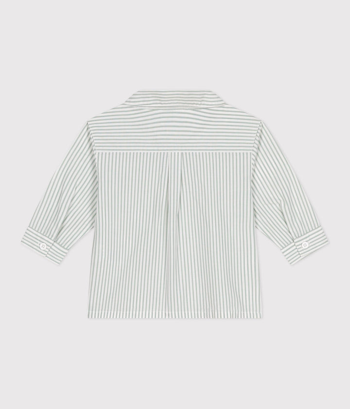 Camicia in cotone a righe bebè