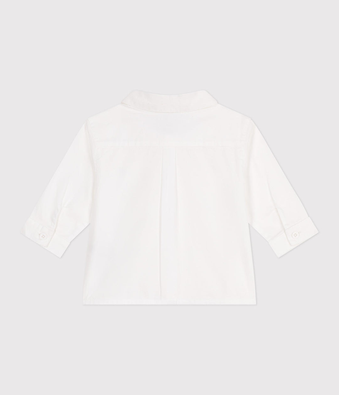 Camicia in cotone tinta unita bebè
