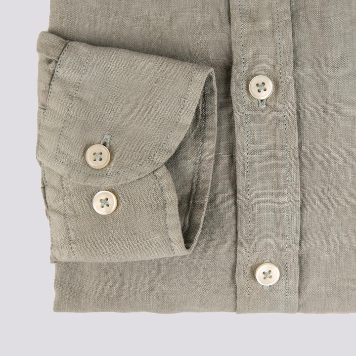 Camicia in lino Salvia