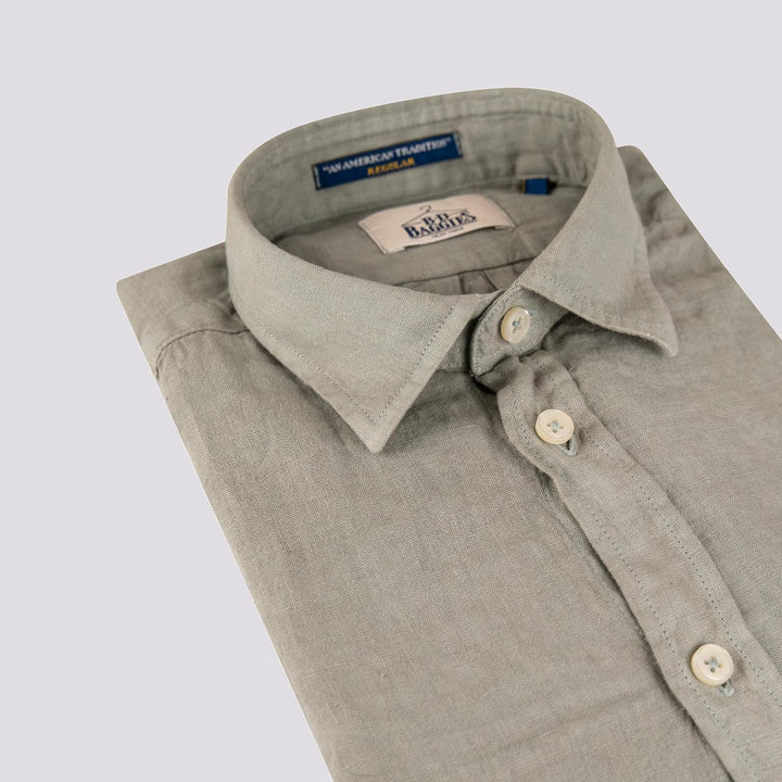 Camicia in lino Salvia