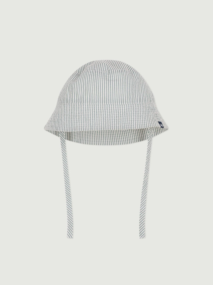 Cappellino con laccetti neonato