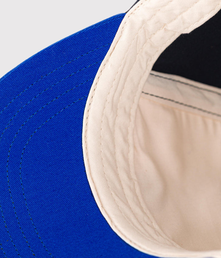 Cappellino con visiera in cotone bebè