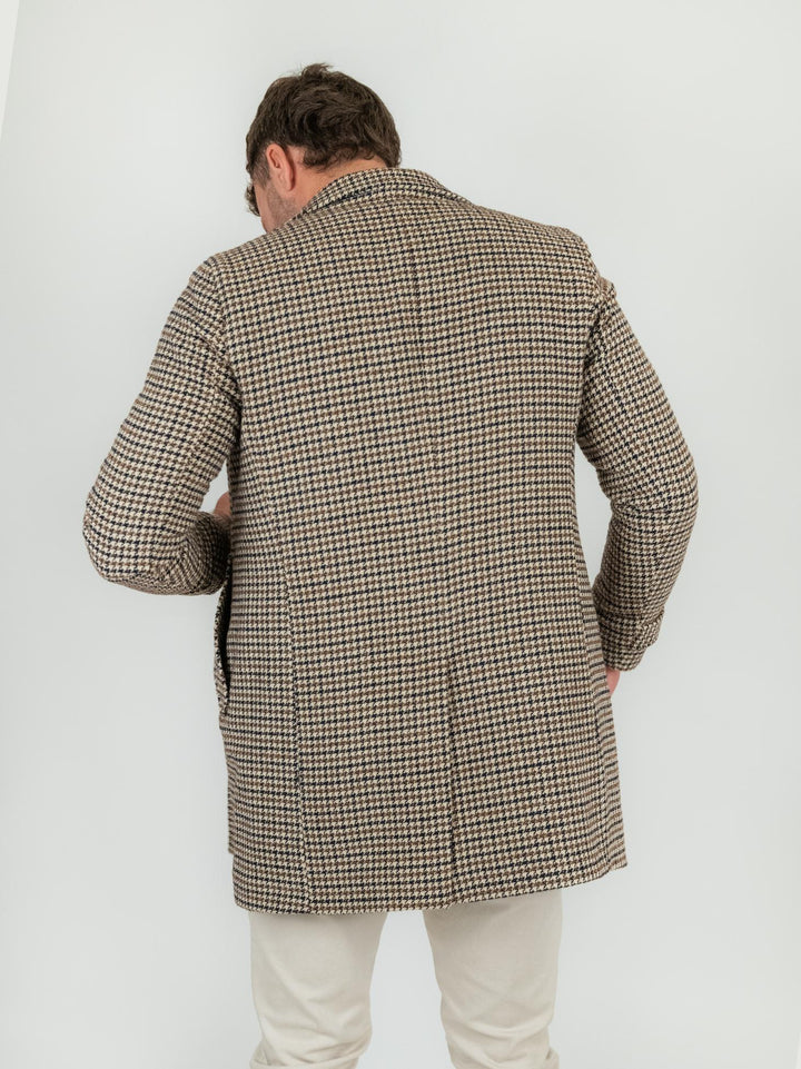 Cappotto monopetto pied de poule