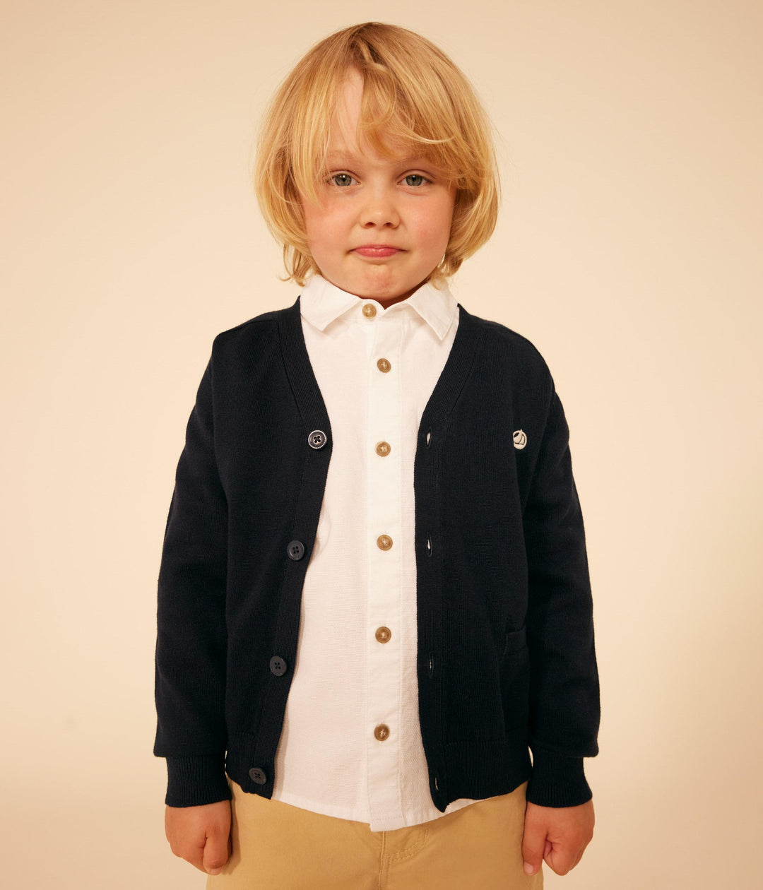 Cardigan in cotone bambino