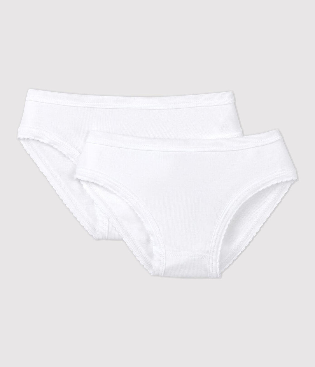 Confezione Da 2 Slip Bianchi Bambina