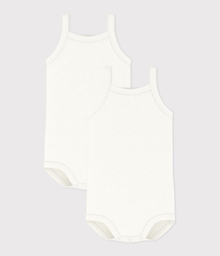 Confezione da 2 body con spalline bebè femmina