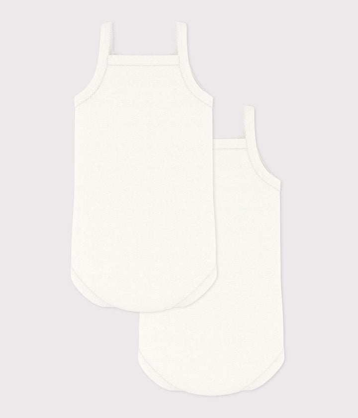Confezione da 2 body con spalline bebè femmina