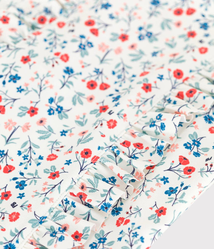 Costume da bagno 2 pezzi a fiori bambina