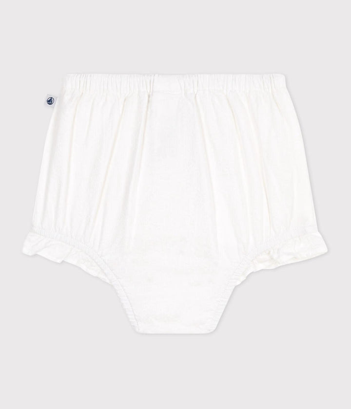Culotte da neonato in seersucker
