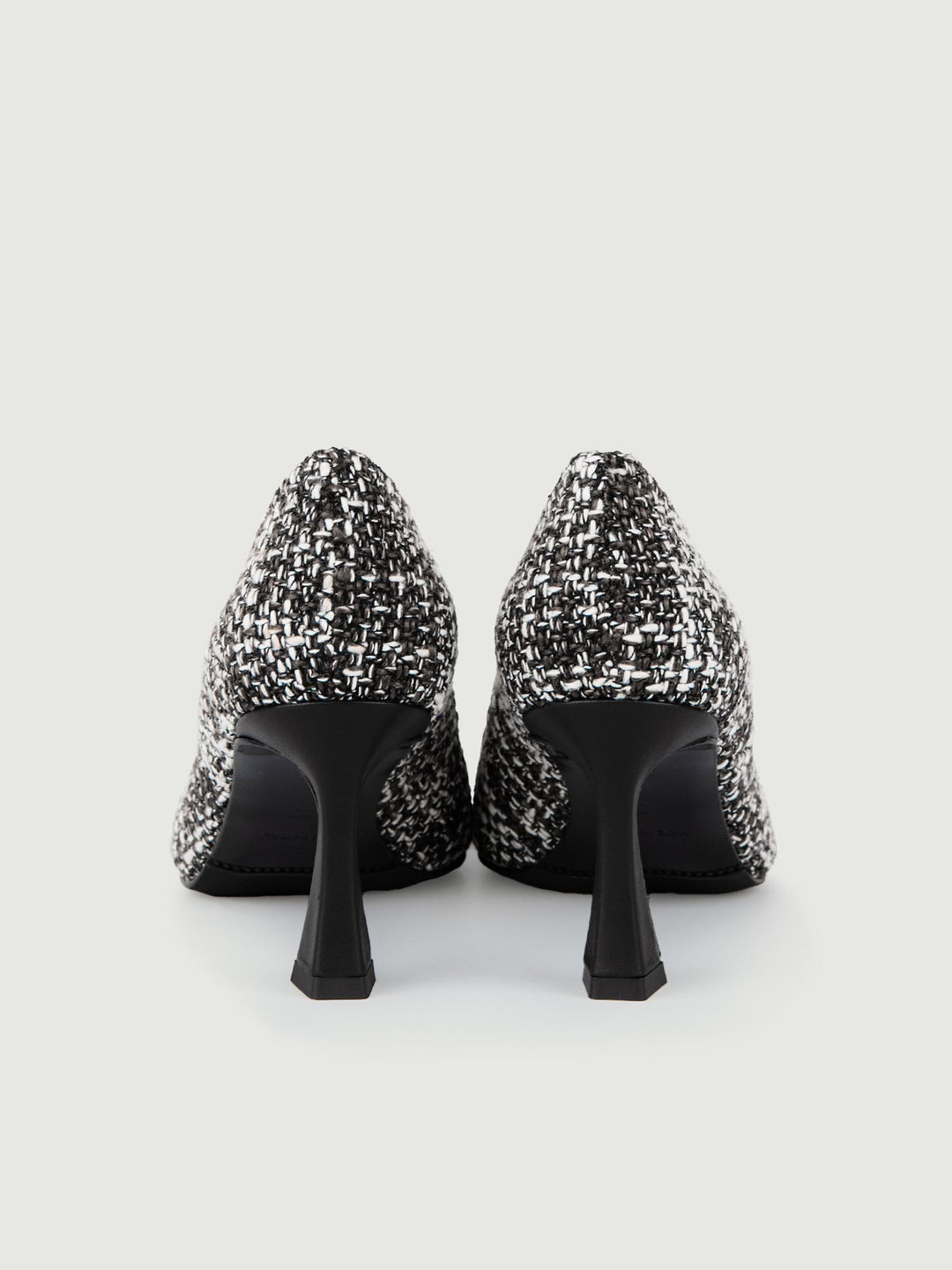 DÉCOLLETÉ' IN TWEED NERO CON MORSETTO