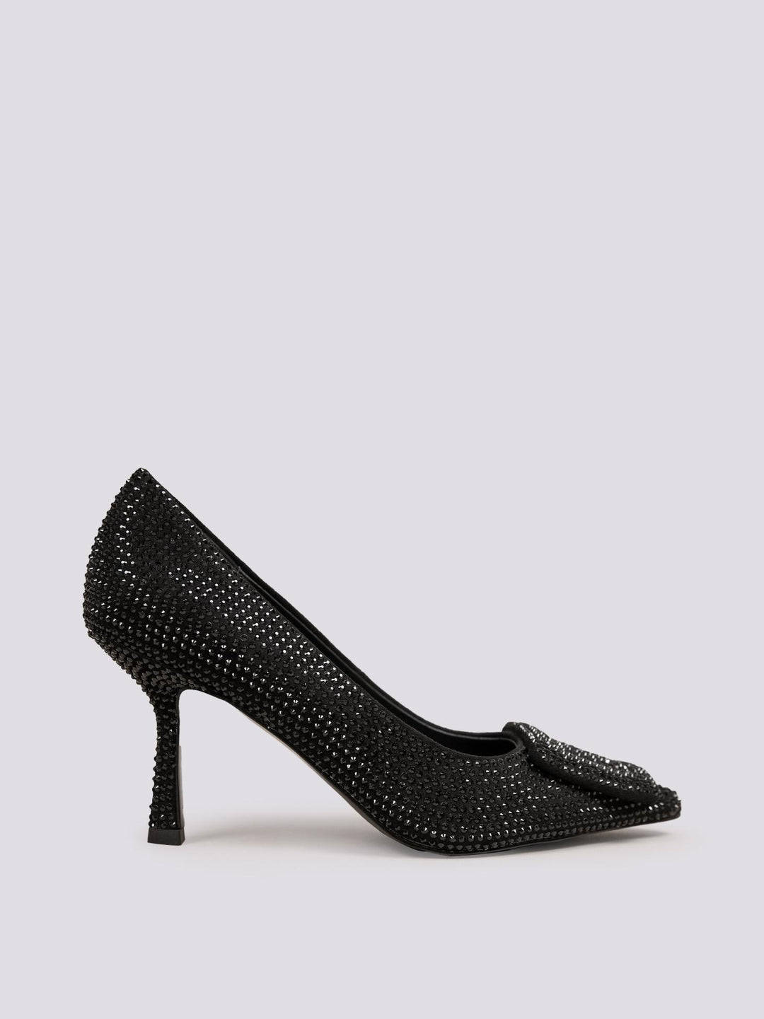DECOLLETE CON FIBBIA E STRASS NERA