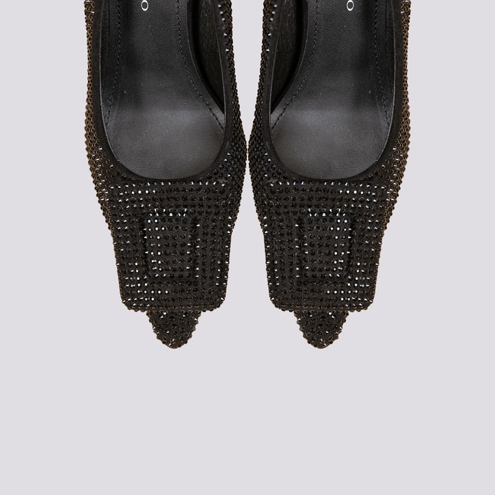 DECOLLETE CON FIBBIA E STRASS NERA