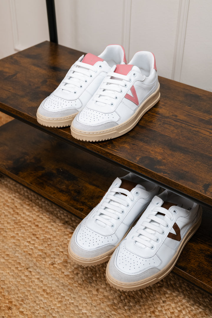 SNEAKER COLLEGE DETTAGLI ROSA