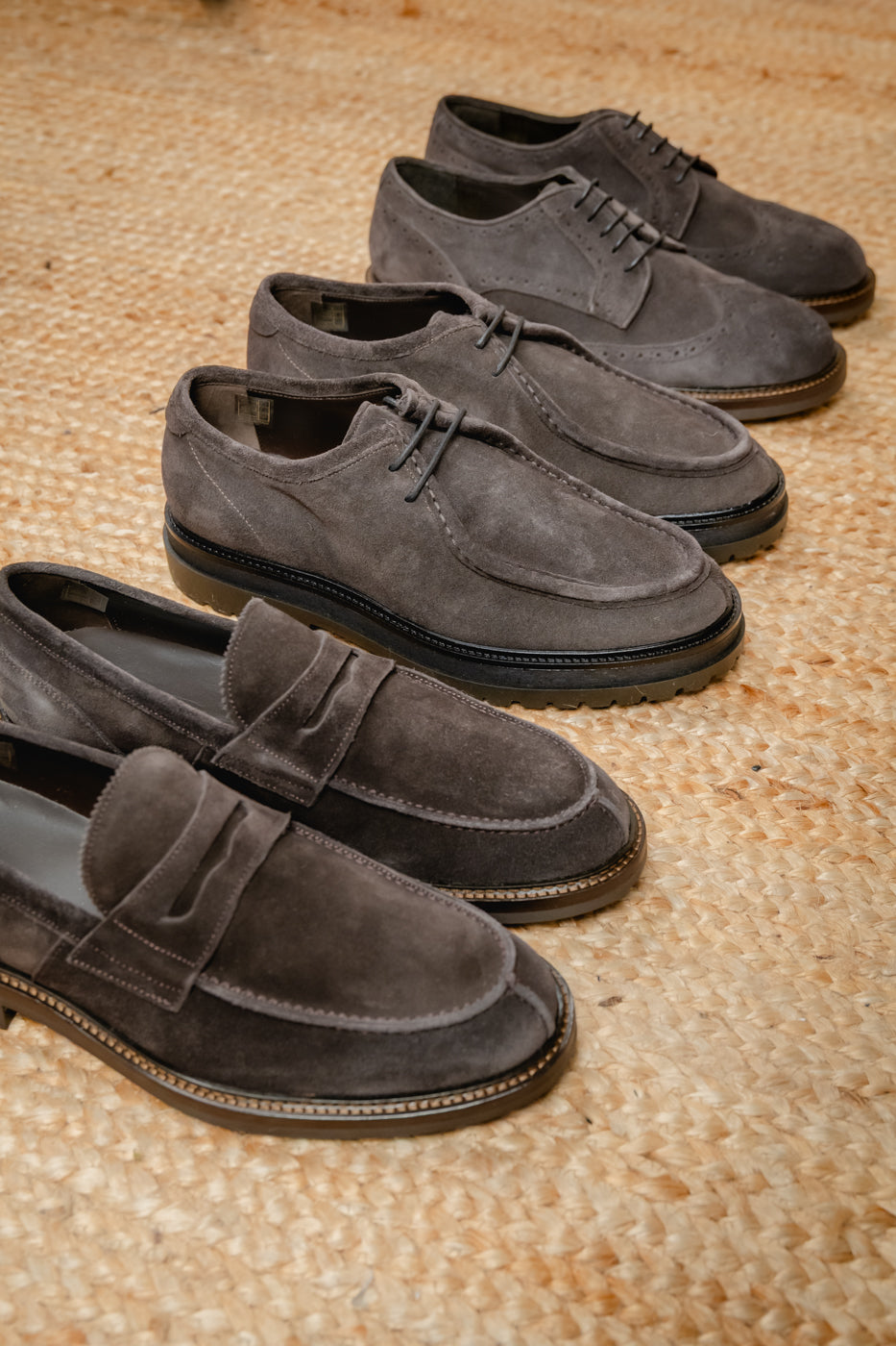 MOCASSINO PENNY IN PELLE SCAMOSCIATA COLOR PEPE