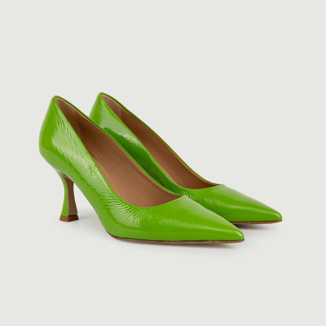 Décolleté IN NAPLAK VERDE