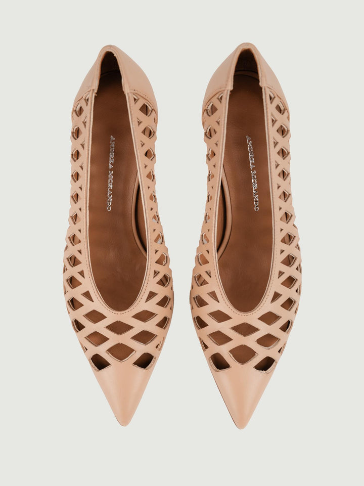 Décolleté TRAFORATA BEIGE