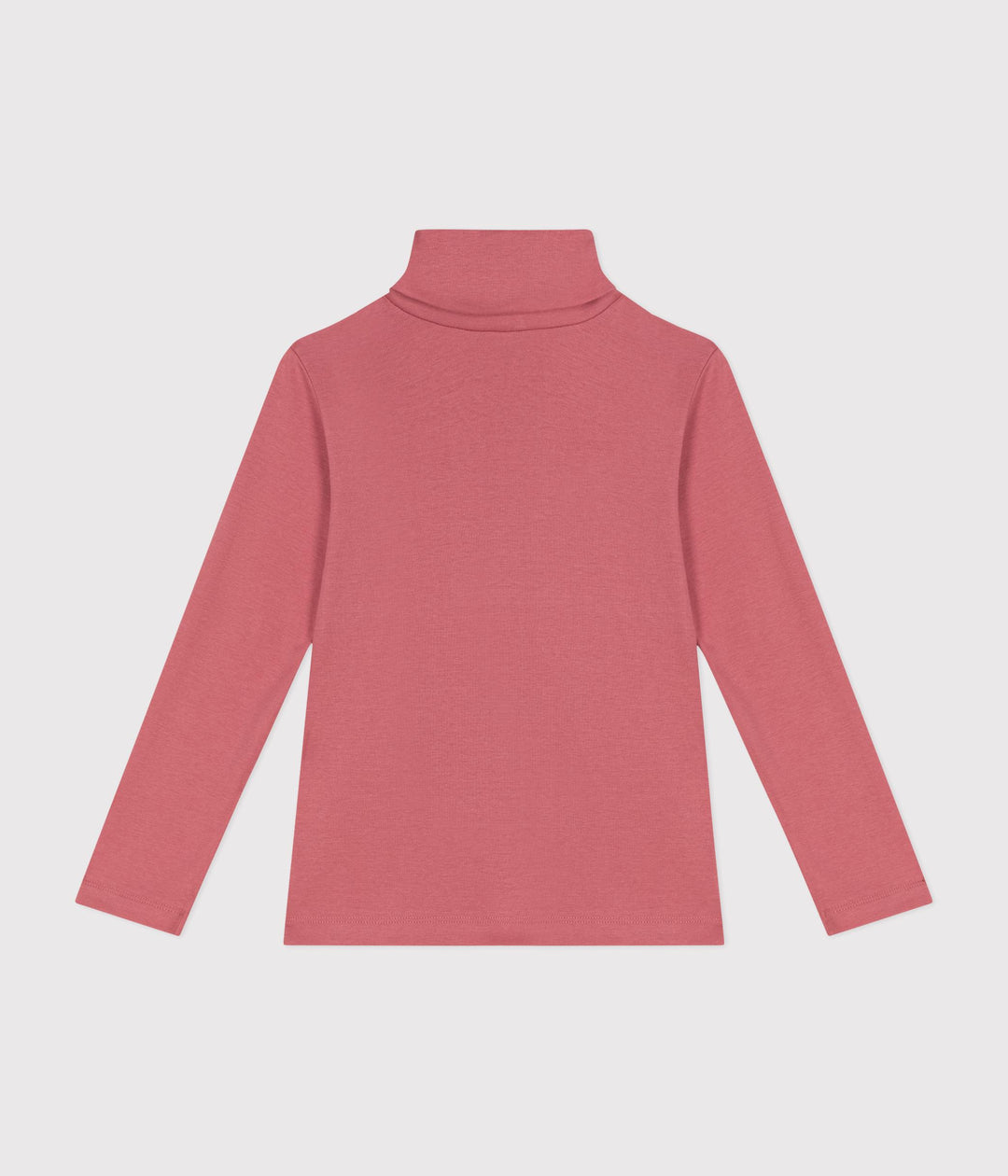 Dolcevita a collo alto rosa in cotone unisex