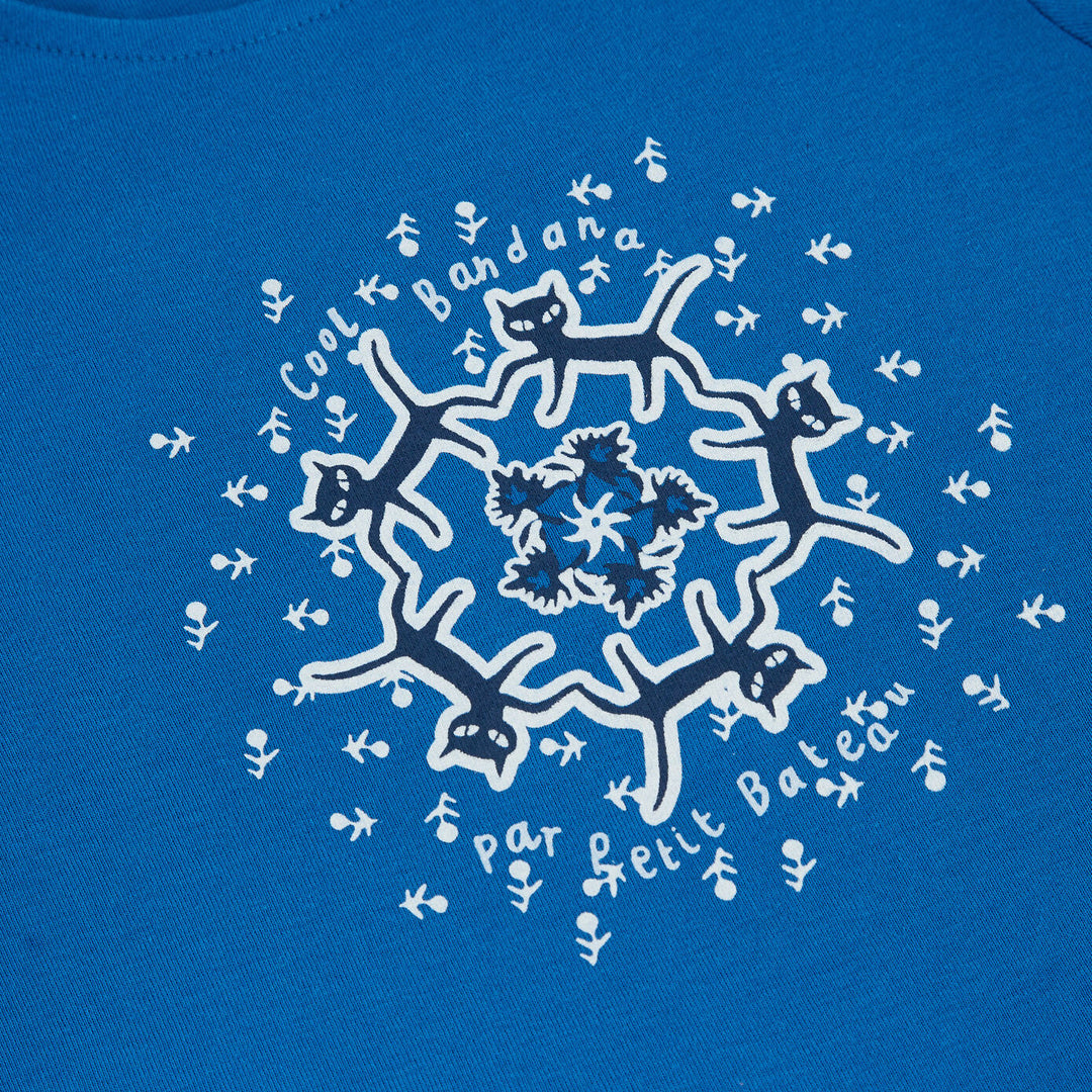 T-SHIRT A MANICHE CORTE A048D 01 PETIT BATEAU 