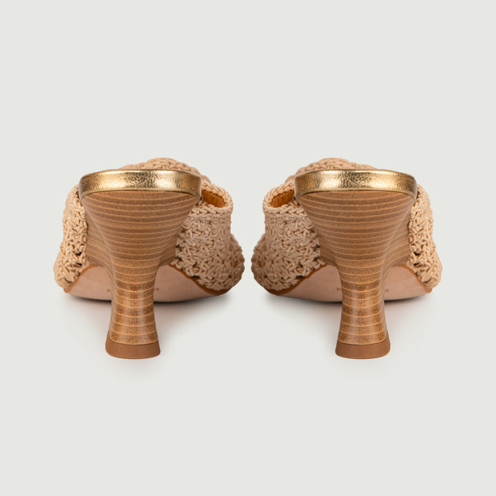 SABOT CON FASCIA UNCINETTO BEIGE 24071/750H BEIGE ANDREA MORANDO 
