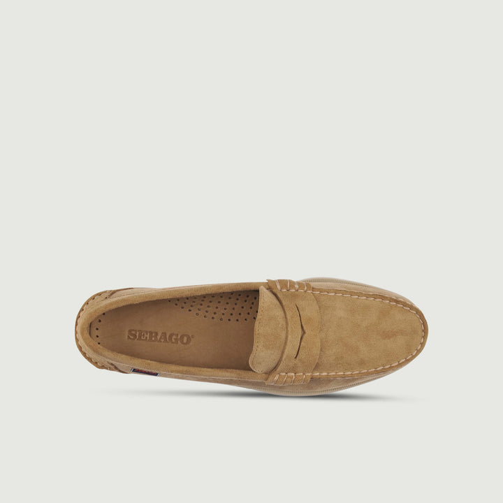 Mocassino da barca Dan in camoscio beige 7111MSW 906 SEBAGO 