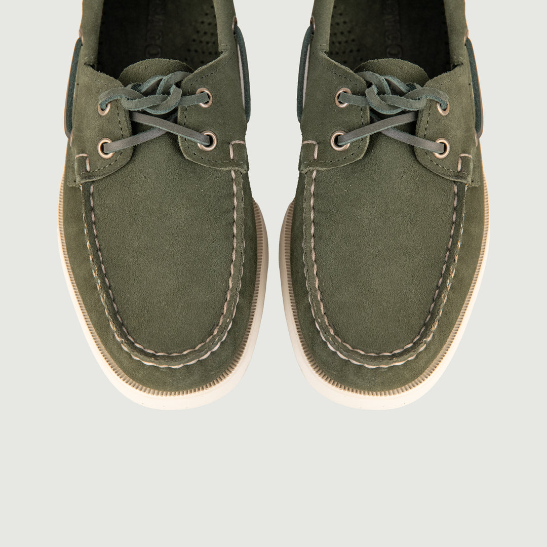 SCARPA DA BARCA PORTLAND FLASH OUT VERDONE 7111PTW XP8 SEBAGO 