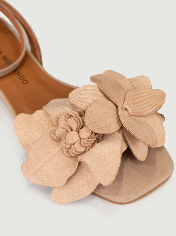 SANDALO FIORE TAUPE 25081 TAUPE ANDREA MORANDO 
