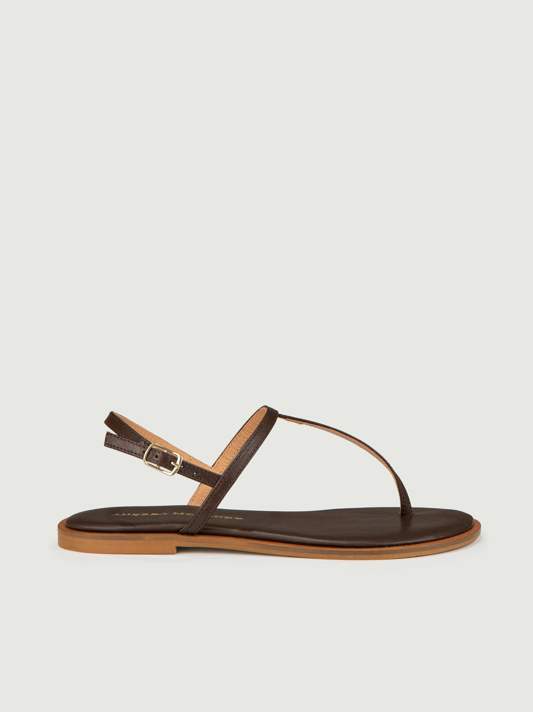 SANDALO INFRADITO IN PELLE TESTA MORO 1933C T MORO ANDREA MORANDO 