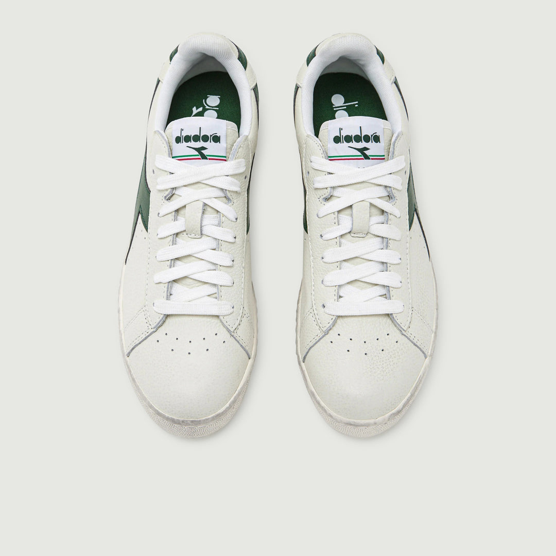 SNEAKERS GAME L LOW WAXED BIANCO VERDE 501 178301C1161 DIADORA 