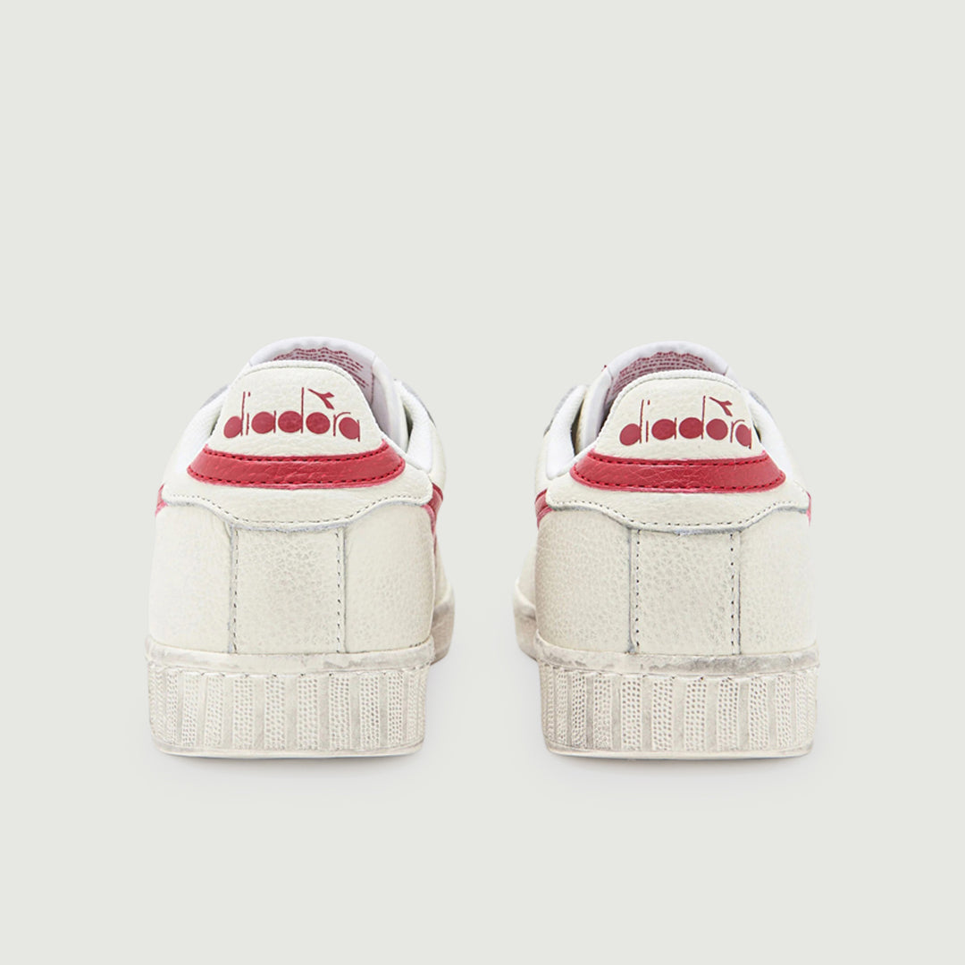 SNEAKERS GAME L LOW WAXED BIANCO ROSSO 501 178301C5147 DIADORA 