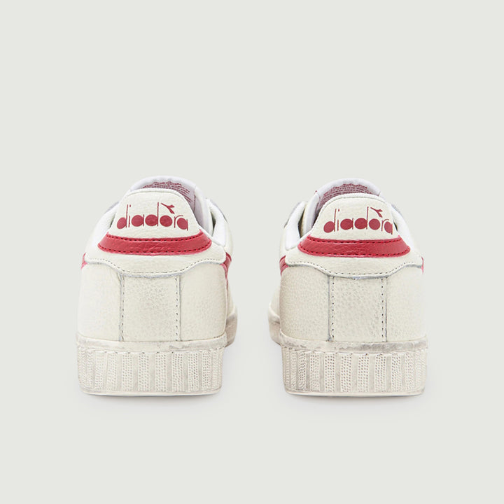 SNEAKERS GAME L LOW WAXED BIANCO ROSSO 501 178301C5147 DIADORA 