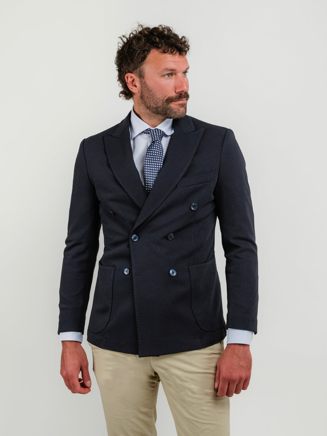 BLAZER DOPPIOPETTO BLU NOTTE LORIS BLU NOTTE ANDREA MORANDO 