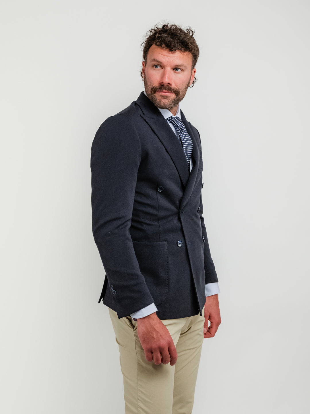 BLAZER DOPPIOPETTO BLU NOTTE LORIS BLU NOTTE ANDREA MORANDO 