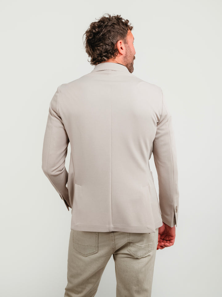 BLAZER MONOPETTO BEIGE PONZA CREMA ANDREA MORANDO 