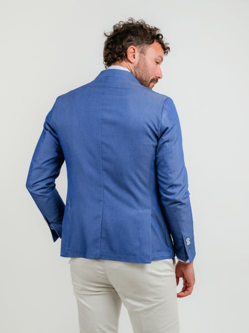 BLAZER MONOPETTO BLU JEANS PONZA JEANS ANDREA MORANDO 