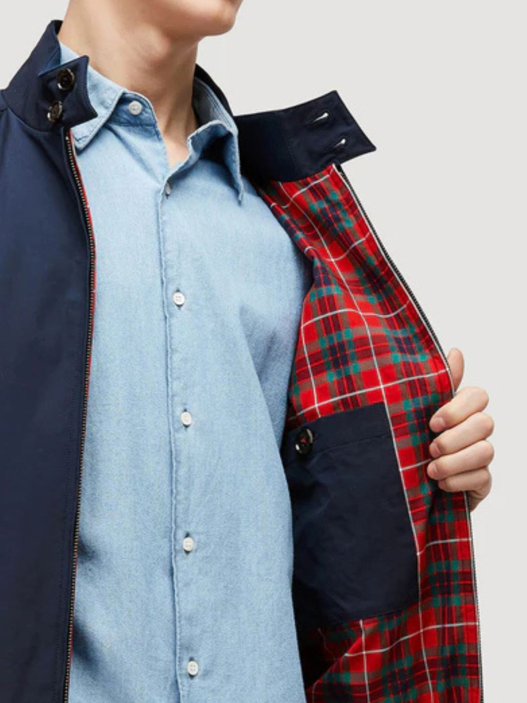 Giacca G9 Harrington Jacket Navy BRCPS0001 309 BARACUTA 