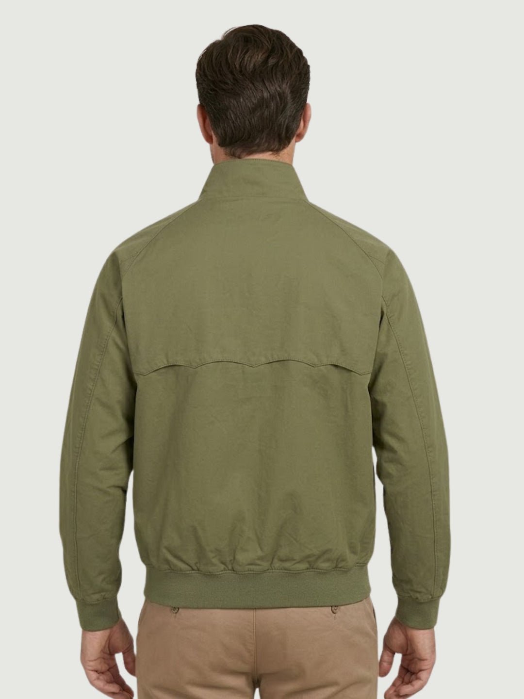 Giacca G9 in twill di cotone light green BRCPS1166 6014 BARACUTA 