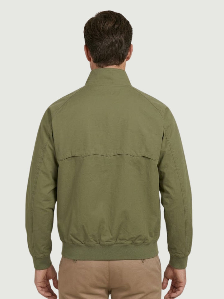 Giacca G9 in twill di cotone light green BRCPS1166 6014 BARACUTA 
