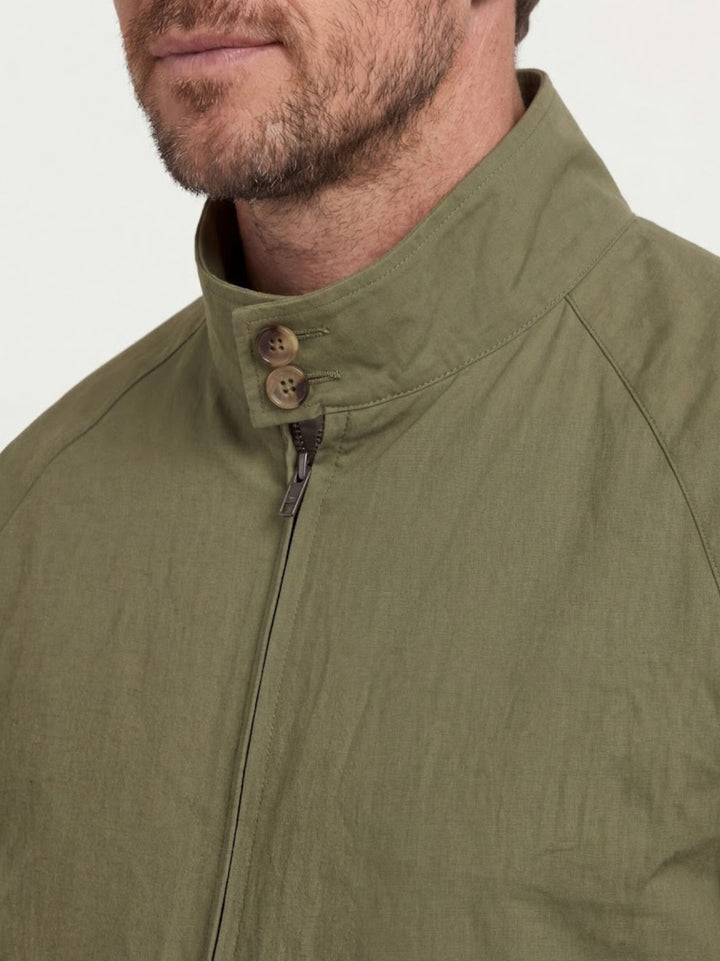 Giacca G9 in twill di cotone light green BRCPS1166 6014 BARACUTA 