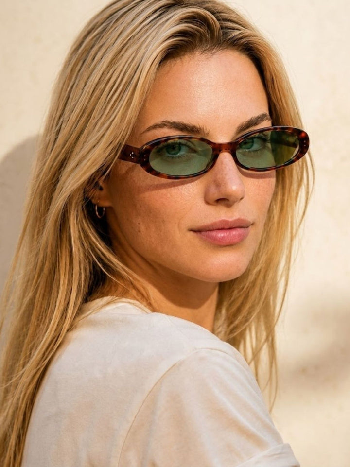 Occhiale da sole Kikki in acetato Havana Tiffany KIKKI HAVANA GREEN BIMOR 